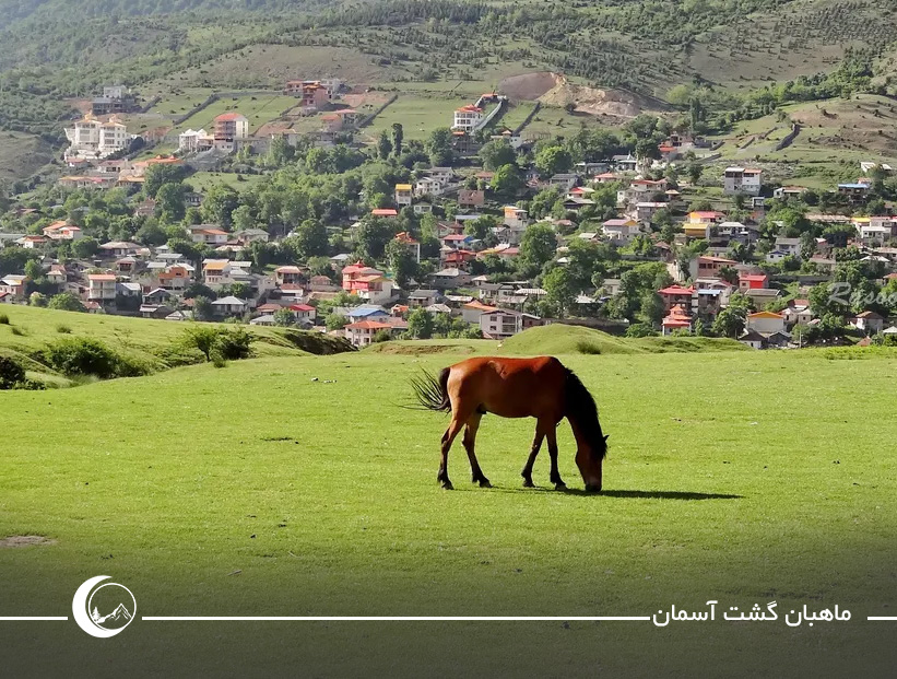 مسیر دسترسی به ییلاقات ماسال